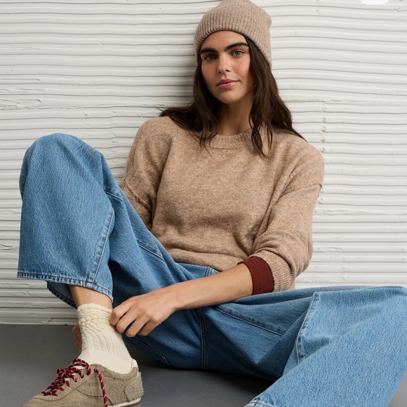 AE Whoa So Soft Classic Crew Neck Sweater - Picture 8 of 10